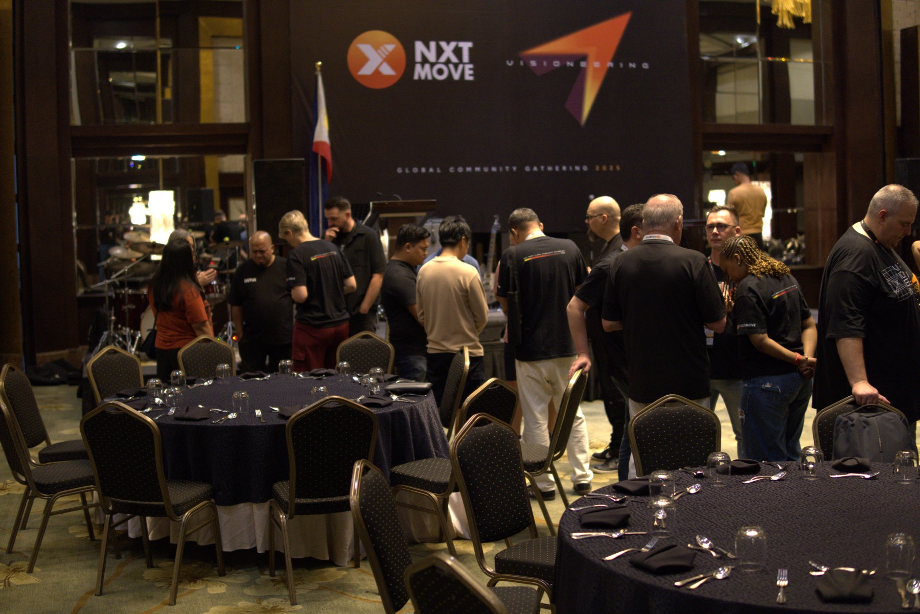 Karin Kriel at an NXT Move gathering in Manila
